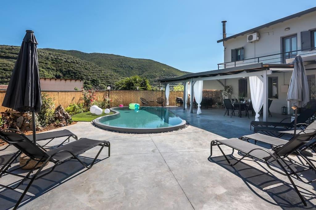 Casa Del Miele, Private Pool, Bbq, Mountain View. Villa Alikianósz Kültér fotó